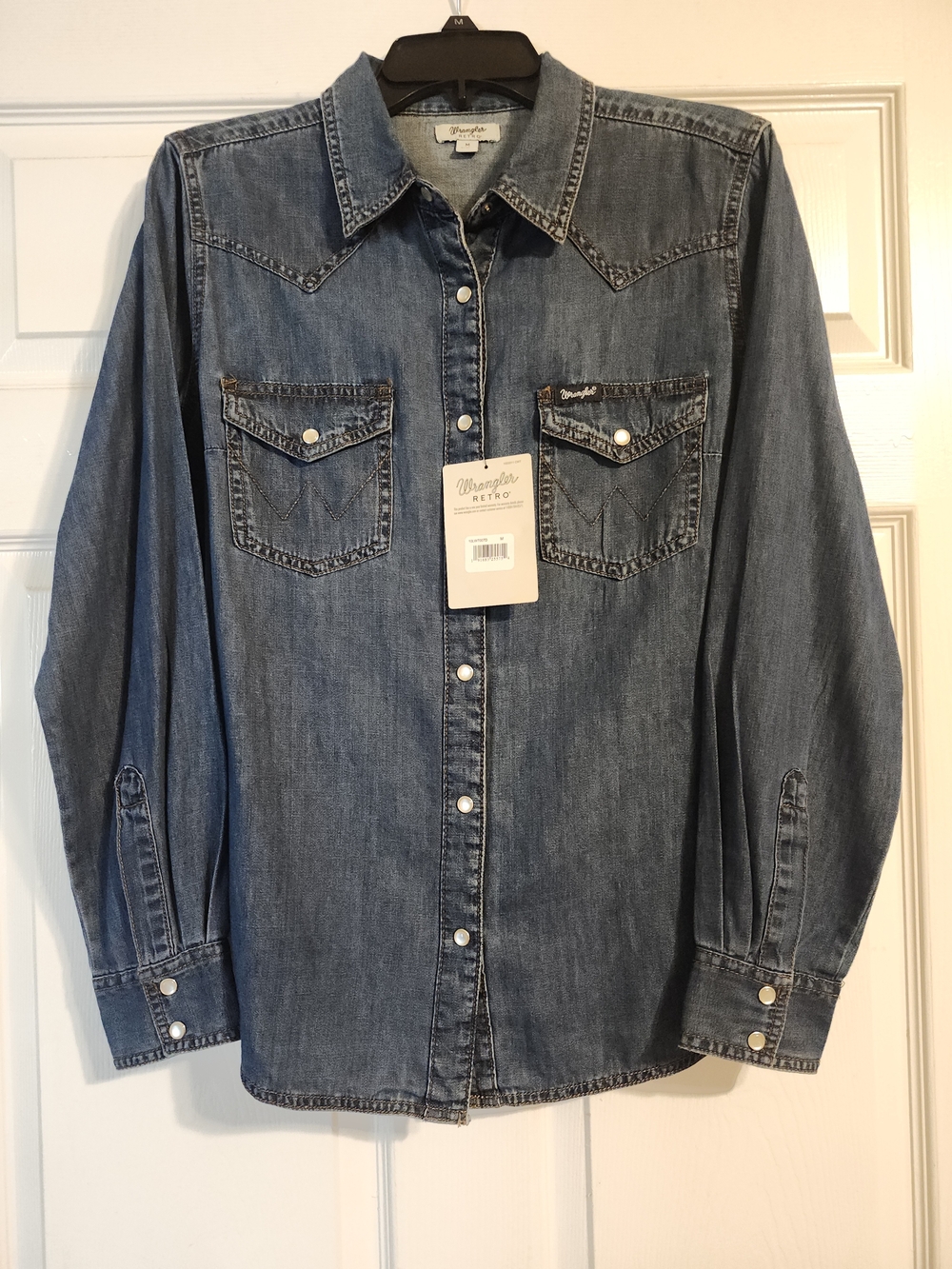 Wrangler Retro Women's Blue Denim Shirt